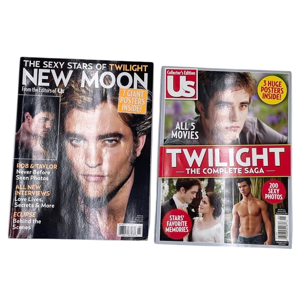 US Magazine Twilight Saga New Moon Collector's Edition Magazines with Posters